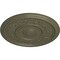 Ekena Millwork Tyrone Ceiling Medallion (Fits Canopies up to 6 3/4"), Hnd-Painted Painted Turtle, 16 1/8"OD x 3/4"P CM16TYPTF - alternate 2